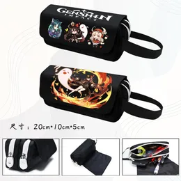 Torby Yuanshen Pencil Case Rzeźbiony Orzech Orzech Gan Yu Keli Flip Flip Student Pencil Case Pudełka papierniczymi Torba ołówkowa