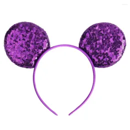 Haarschmuck Halloween Große Pailletten 2023 Mausohren Haarband für Mädchen Glitzer Ohr Frauen Kinder Festival Stirnband