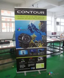 Fabrikspris Partihandel Roll Up 85x200 Reklam Custom Rollup Stand Dractable Promotion Roll Up Banner Display för evenemang