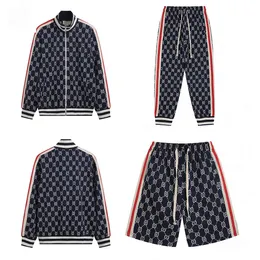 Herres designer spårdräkter outfit jogging passar höstvinnar sportkläder träning som kör tröjor män blixtlås jakcets jogger shorts byxor tröjor oss s-xl