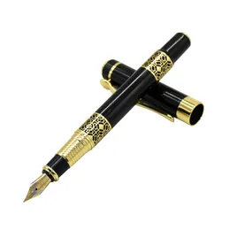 PENS 15 pezzi di alta qualità Golden intaglio intagliato inchiostro Inchiostro per uffici per uffici per uffici FONTENZIONE NUOVA penna a inchiostro all'ingrosso