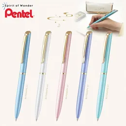 Pens New Japan Pentel Gel Pen0.5mm Energel Es Pastel Limited Edition BLP2005P Volledige Metalen Pen Lichaam Zwarte Inkt