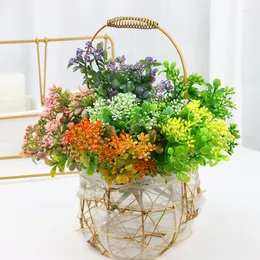 Decorative Flowers Artificial Milan Small Wild Fruit Table Centerpieces Home Kitchen Leaves For Birthdays Anniversaries Plants