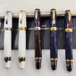 Pens MSS Limited Edition Phountain Pen Classic Extendract NIB Top عالية الجودة للكتابة 14K مع الماس والرقم التسلسلي