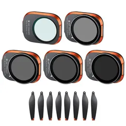 Vestiti KF Concept 2in1 5pcs Filtro set (UV+Nd8/PL+ND16/PL+ND32/PL+ND64/PL) per dji Drone Mini 3 Pro con 28 rivestimenti multistrato