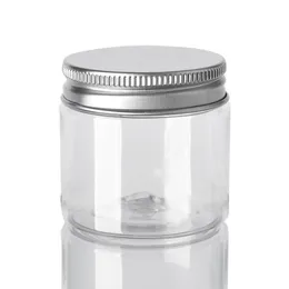100 Stück 30 40 50 60 80 ml Kunststoffdosen Transparente Haustier-Aufbewahrungsdosen Boxen Runde Flasche Dosenbox Glas 50 ml