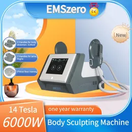 Hiemt Emslim Neo 14 Telsa 6000W EMS Body Sculpting Machine Emszero Radio Frequency最先端の技術トーンあなたの体は排除します
