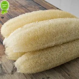 Ny 20-40 cm loofah svamp för kropp exfolierande kök badrum accessori lång luffa tvål rygg skrubber full cellulosa brädet dusch