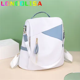 Schultaschen 3 in 1 Anti-Diebstahl-Rucksack Sac A Dos Frauen Schulter Büchertasche für Teenager Mädchen Casual Weibliche Reiserucksack Bolsa 230629