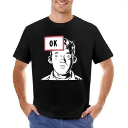 Regatas Masculinas Ok Soda T-Shirt.png T-Shirt Vintage T Shirt Oversized Camisas Engraçadas Preto Para Homens