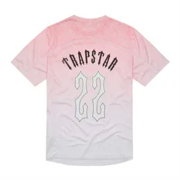 Дизайнерская мужская рубашка Trapstar Football Jersey, футболки для пар, футболки с буквами, женские Trapstars, модные пуловеры, футболки Wn21