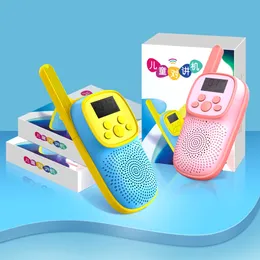 Walkie talkie giocattolo walkie talkie per bambini ricetrasmettitore portatile ricaricabile 3KM Range radio Interphone walkie talkie per bambini confezione da 2 regalo per bambini 230628