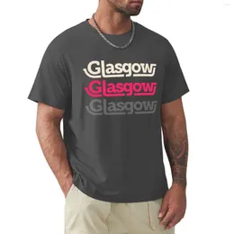 Herrtankstoppar Glasgow T-shirt Animal Print Shirt för pojkar vanligt tungvikt T-skjortor Anime Men Workout