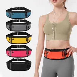 Sacs de plein air 1PC sport taille sac bande réfléchissante Fitness téléphone portable unisexe étanche Invisible ceinture de course