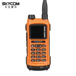 Radyo Senhaix GP8800 SHX GP 8800 HAM İki yönlü Spor Radyo Taşınabilir Walkie Talkie U/VHF Çift Band Ptt Bluetooth Su Geçirmez Alıcı İkili