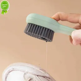 Cleaning Shoe Brush Soft Bristled Liquid Filled Wash Shoe Cleaning Tools Multifunction Clothes Board Clean Kitchen Accessories