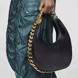 Bolsas de ombro de grife Hobo Bag Croissant Axilar Package Feminino Crescent Bottom Chain Bag Marca Bolsas de couro real Bolsa de compras feminina de luxo Bolsa de alta qualidade