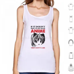 Men's Tank Tops Hentais Manga Anime Waifu Japanese Sexy Girl Cosplay Vest Sleeveless Hentai Material Sex