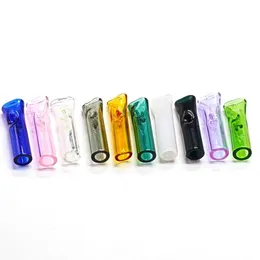 Accessories Reusable Glass Tips For Filter Flat Moutiece Diy Easy Clean Color Rolling Paper Mouth 36Mm Hand Rolls Cigarette Holder C Otpki