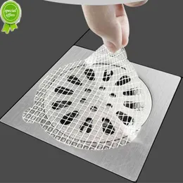30PCS Kitchen Filter Cover Disposable Floor Drain Hair Anti-Clogging Attached To The Drain Bathroom Kitchen Sink Drain Covers