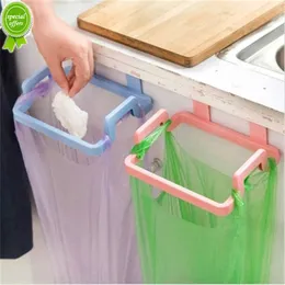 New Trash Rack Storage Garbage Bag Holder Cupboard Door Back Kitchen Garbage Rubbish Bag Cabinet Hanging Kitchen Organizer