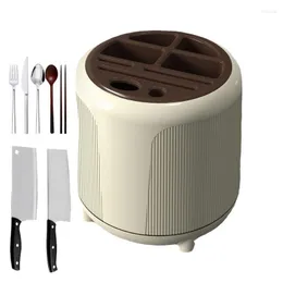 Garrafas de armazenamento, cortador de mesa, organizador, bloco giratório, com design de partição, gaveta extra grande, essencial para cozinha