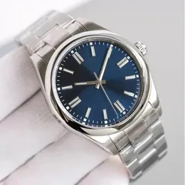 4136mm 시계 날짜 날짜 금지 노화 남성 Orologio Mens 럭셔리 디자이너 굴 시계 자동 움직임 기계식 Montre De Luxe Master Watch Wristwatches R04