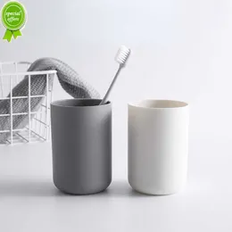 Nowy łazienka plastikowa płukanie jamy ustnej kubka herbata woda kubek domowy podróż solidne kolorysty