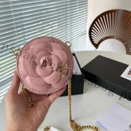 Pinksugao damska torba na ramię Crossbody Torba mini torba telefoniczna torebka luksusowa moda camellia okrągła najwyższa jakość skórzana torebka na zakupy 0626-31