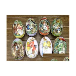 파티 호의 계란 주석 사탕 보관 상자 8 부활절 장식 카보 숑 모든 Pattens 지금 사용 가능 드롭 배달 홈 가든 축제 Sup Dhxok