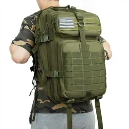 Torby szkolne 50L 1000D nylonowe wodoodporne wodoodporne polowanie na ryby plecak zewnętrzny plecaki wojskowe