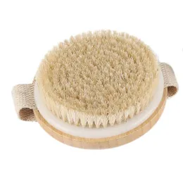 Bath Brushes Sponges Scrubbers Natural Bristles Brush Body Maa No Handle Exfoliating Spa Dry Skin Wooden Xb1 Drop Delivery Home G Dhfmq