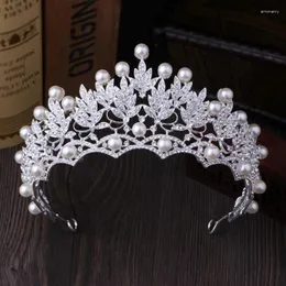 Hair Clips & Barrettes Wedding Crown Jewelry Princess Crystal Tiaras And Crowns Headband Bridal Headpiece Woman Girls Hairband Accessories