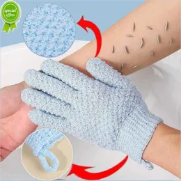 Luvas de esfoliação de banho de banho de 1/2 peças para peeling luvas esfoliantes luva de banho massagem corporal esponja de lavagem corporal pele hidratante spa