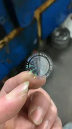 Aufkleber aushöre und uv -Tintendruck holographischer Aufkleber Hologramm -Etikettenaufkleber mit UV -Farbton mit hohlcarviertem 3D -Hologramm