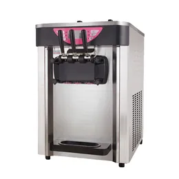 Linboss Commercial New Design Mini Desktop 3 Flavor Ice Cream Machine Home Soft Ice Cream Machine Niska cena Podaż