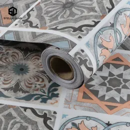 Pannello murale 3D Adesivi per pavimenti ispessiti Carta da parati autoadesiva Bagno Cucina Adesivi murali in vinile resistenti all'usura impermeabili Papel De Parede 230628