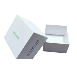 Anpassade vita styva kortbrädans presenter Packing Boxes Matte Paper Watch Display Color Box Personlig logotyp