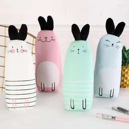 Kawaii Cartoon Cute Pencil Case Office Student Cases Kalem Kutusu School Supplies Pen Box Astuccio Scuola