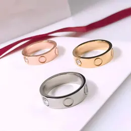 hart liefde dames designer ring luxe goud screwring designer nagelringen diamanten ring voor vrouwen mode titanium stalen trouwring Valentijnsdag verlovingscadeau