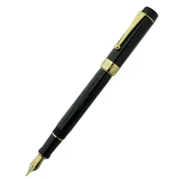 Pennor Jinhao 100 Centennial Harts Fountain Pen Black med Jinhao EF/F/M/Bent NIB Converter Writing Business Office Gift Ink Pen Pen Pen