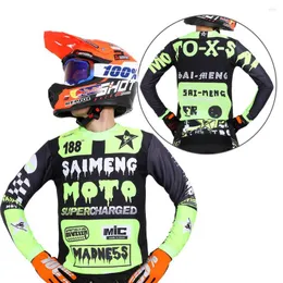 オートバイアパレルモトクロスギアセットジャージーレーシングメンズミス服モーターバイクオフロードエンデューロATV BMX 180 360 mx印刷