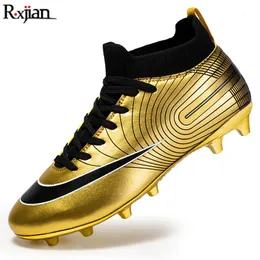 Säkerhetsskor Rxjian Professional Unisex Soccer Tffg Ankel Football Boots Outdoor Antiskid Grass Cleats Sneakers Size3049 230628