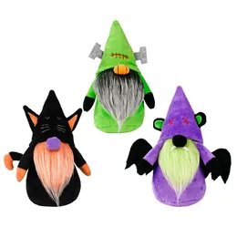 Outros suprimentos para festas festivas Decoração de Halloween Gnomo Sem Rosto Boneca de Pelúcia Ornamentos Morcego Tomte Nisse Elfo Sueco Anão Mesa Deco Dhtio