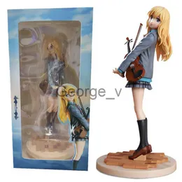 Minifig Cute Girl Figure Your Lie in April Anime Figure Kaori Miyazono Action Figure Kaori Miyazono Figure Girl Collectible Model Toys J230629