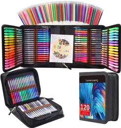 Pens ZSCM 12/24/32/120/ Color Ballpoint Pens School Items Gel Pensoffice Accessories Stationery Supplies Erasable Pen Highlighter Pe