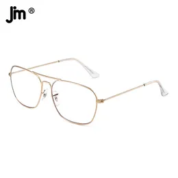 النظارات الشمسية JM Computer Blue Light Blocking Glasses Square Eye Protect Video Eyeglasses Anti Men Women 230629
