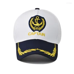 Ball Caps Unisex Adult Yacht Boating Sailor Cappello da baseball Costume Capitano della Marina