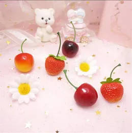 Impreza Sweet Girl Cherry Strawberry Hair Clip Lolita Kawaii Pin Cosplay Side B962