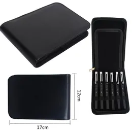 Sacos de lápis 12 canetas Estojo para caneta-tinteiro de couro Stylus Titular Container Bolsa Esferográfica Transportar Para Caixa De Armazenamento 230630